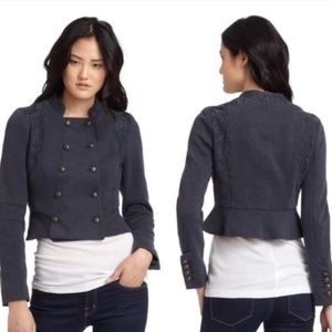 Free People Lace Military Jacket